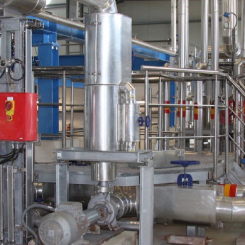 CONTROL AND SUPERVISORY SYSTEM FOR THERMAL SLUDGE TERATMENT PLANT